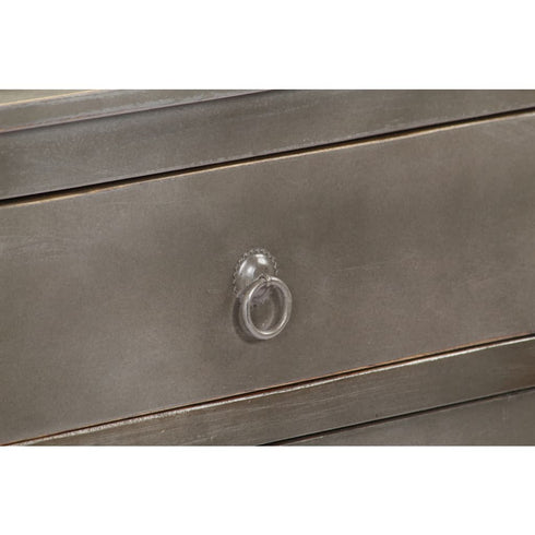 Rustika Rowe -  Sideboard Grey 160x40x80 cm Solid Mango Wood
